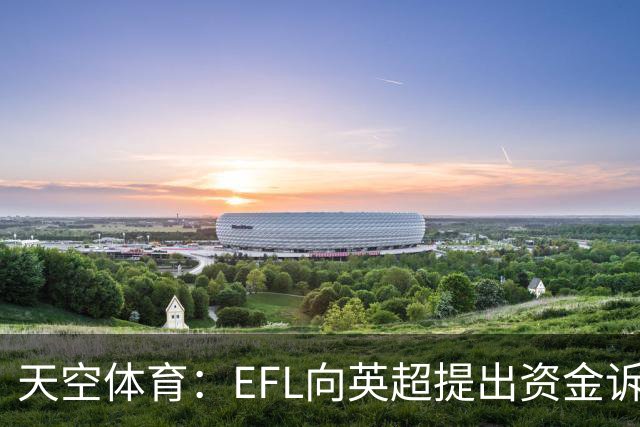 天空体育：EFL向英超提出资金诉求，未来5年共需10.35亿英镑